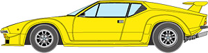 デ・トマソ パンテーラ GT5 1980 イエロー (ミニカー)