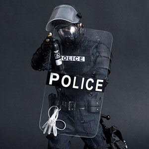 US Riot Police - Shawn (front echelon) (Fashion Doll)