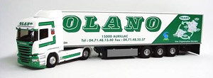スカニア ストリームライン ハイライン 冷蔵車 Chereau Olano Aurillac (ミニカー)