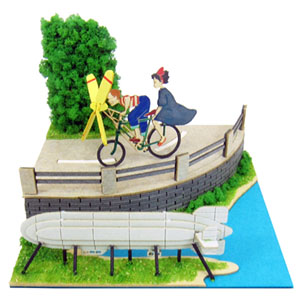 [Miniatuart] Studio Ghibli Mini : Kiki`s Delivery Service - Tombo with Propeller Bicycle (Assemble kit) (Railway Related Items)