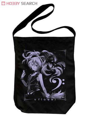 v flower Shoulder Tote Bag Black (Anime Toy) Item picture1