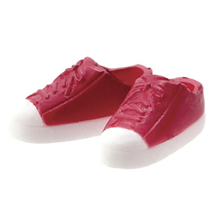 Soft Vinyl Low-cut Sneaker (Red x White) (Fashion Doll)