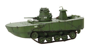 WW.II 日本海軍 水陸両用戦車 特二式内火艇 カミ 海上浮航形態 (後期型フロート付き) 1944年 千島列島 (完成品AFV)