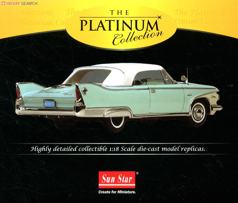 1960年 プリムス・フューリー クローズ コンバーチブル (ホワイト/アクアミスト) (ミニカー) 商品画像4