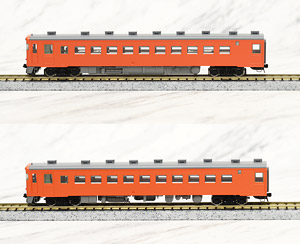 J.N.R. Diesel Train Type KIHA46 (Vermilion (Metropolitan Area Color)) (2-Car Set) (Model Train)