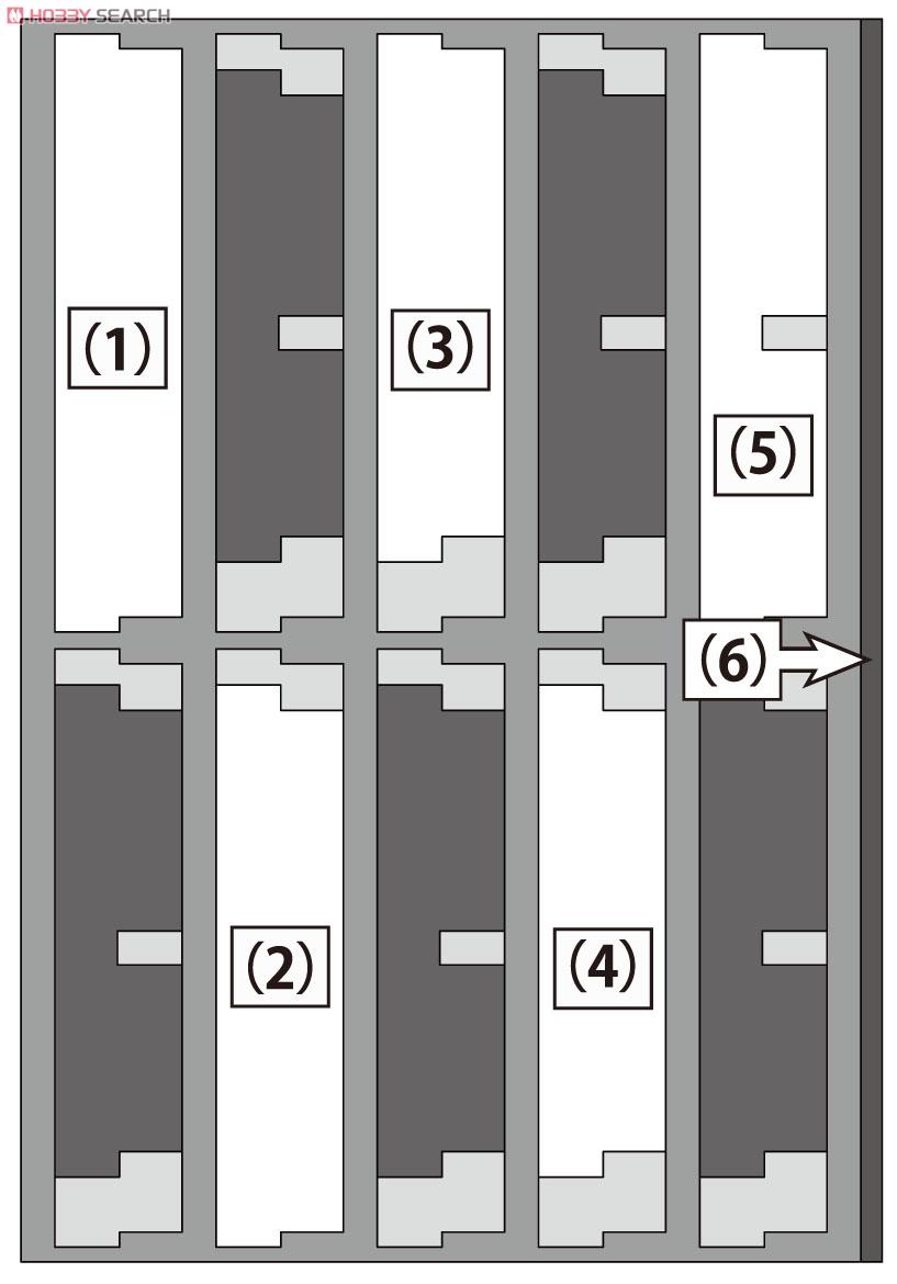 20m級車両対応 10両用車両ケース B (ブラック) (鉄道模型) その他の画像1