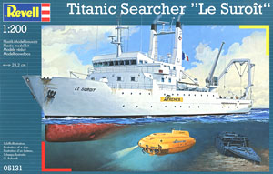 Titanic Research Vessel Le Suroit (Plastic model)