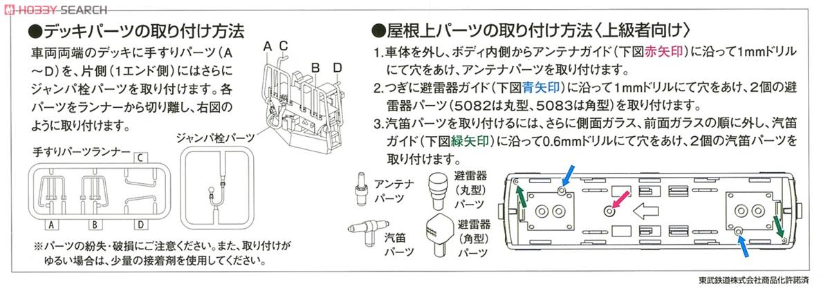 鉄道コレクション 東武鉄道 ED5080形 (ED5082・ED5083) (2両セット) (鉄道模型) 解説1