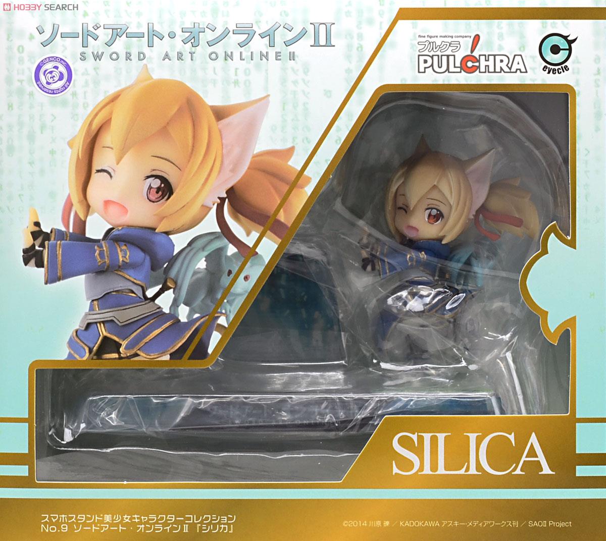 Smart Phone Stand Beautiful Girl Character Collection No.09 Sword Art Online II Silica (Anime Toy) Package1
