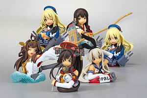 CapsuleQ Fraulein Kantai Collection Kanmusu Half-Damage Bust Directory 12 pieces (Completed)