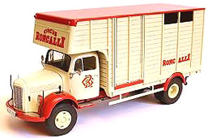 メルセデスベンツ L3500 馬匹運搬貨車 `サーカス団：Roncalli` (ミニカー)