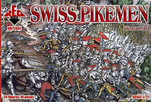 スイス傭兵・パイク長矛・16世紀 (プラモデル)