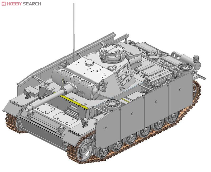 WW.II ドイツ軍 III号戦車 (FI) M型 火炎放射戦車 w/シュルツェン (プラモデル) その他の画像1