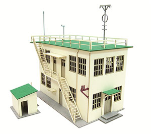 [Miniatuart] Aviation Scene Series : Initial Stage of JMSDF -Flying Corps Command Post (Unassembled Kit) (Model Train)