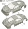 SP1563 RAYBRIG NSX CONCEPT-GT スペアボディセット (ラジコン) 設計図2 サムネイル