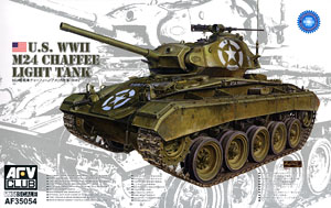 U.S. WWII M24 Chaffee Light Tank (Plastic model)