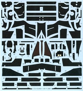 F1-2000 Carbon decal