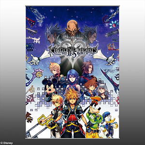Kingdom Hearts -HD 2.5 ReMIX- Wall Scroll (Anime Toy)