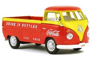 VW ピックアップ 1962 オレンジ/イエロー (ミニカー)
