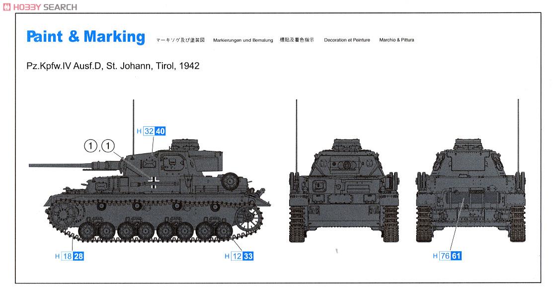 WW.II ドイツ軍 IV号戦車D型 5cmL/60砲搭載型 (プラモデル) 塗装2