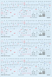 MiG-21PF Stencil Decal (for 1/48 Eduard) (Decal)
