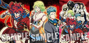 [Bakumatsu Rock] Mini Notepad Three Books Set Ver.B (Anime Toy)