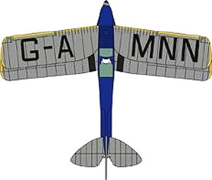 DH タイガーモス G-AMNN Spirit of Pashley (完成品飛行機)