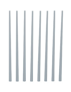 Plastic Material (Gray) Taper Round Bar 2.0~4.0 (8pcs.) (Material)