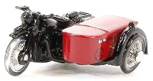 (OO) BSA モーターバイク サイドカー付 Royal Mail (鉄道模型)