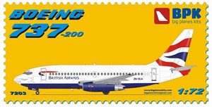 ボーイング 737-200 ブリティッシュエアウェイ航空 (プラモデル)