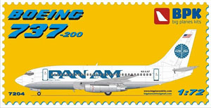 Boeing 737-200 Pan Am (Plastic model)