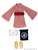 ピコD プリミューレ妖精協会制服シリーズ 「和装お手伝いさん」set (薄紅) (ドール) 商品画像1