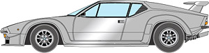 デ・トマソ パンテーラ GT5 1980 シルバー (ミニカー)