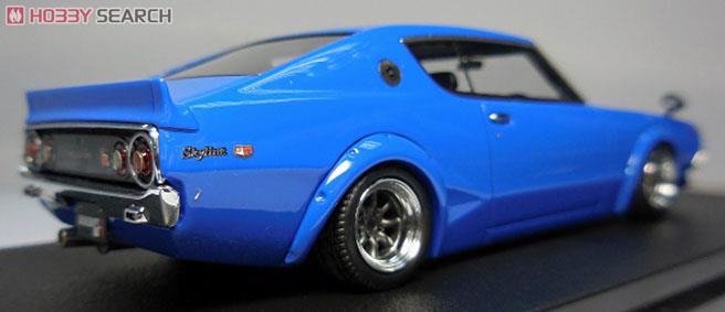 Nissan Skyline 2000 GT-R (KPGC110) Blue (ミニカー) 商品画像2