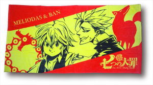 The Seven Deadly Sins Bath Towel A Meliodas & Ban (Anime Toy)