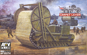 Churchill Tank Mk III Carpet Layer Type D (Plastic model)