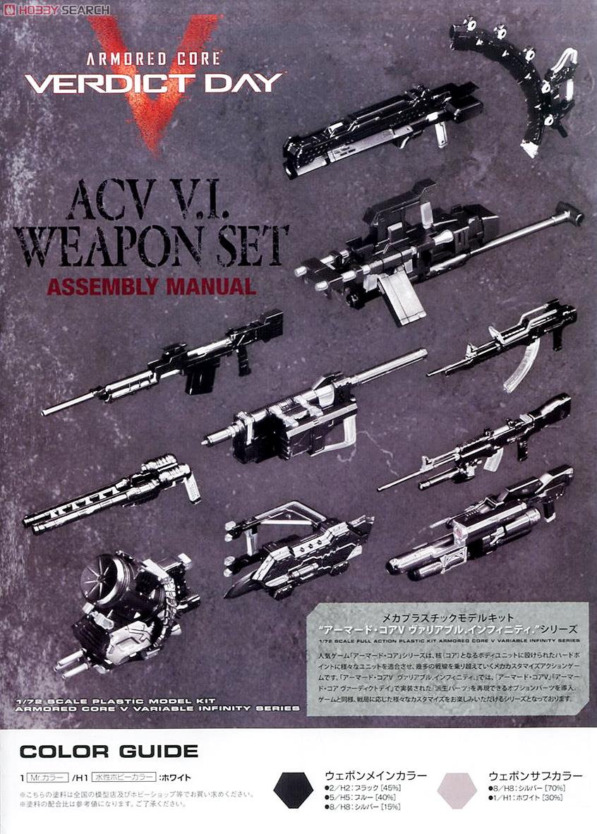ACV V.I. Weapon Set (Plastic model) Color1