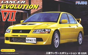 Mitsubishi Lancer Evolution VII GSR w/Window Frame Masking (Model Car)