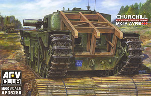 Churchill Mk.IV AVRE w/Fascine Carrier Frame (Plastic model)