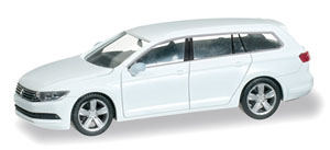 (HO) VW Passat Variant Pure White (VW Passat 2014) (Model Train)