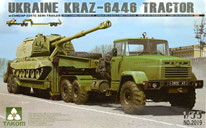 KrAZ-6446 トラクター w/ChMZAP-5247G セミトレーラー (プラモデル)