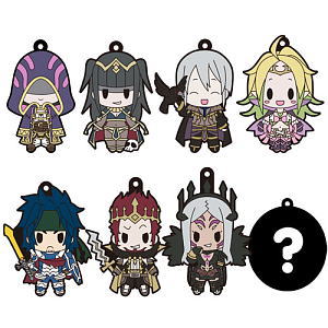 D4 Fire Emblem: Awakening Rubber Key Ring -all unit collection- Vol.6 8 pieces (Anime Toy)
