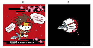 Samurai Warriors 4 x Hello Kitty Mini Cushion Words Sanada Yukimura (Anime Toy)