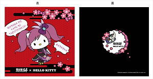 Samurai Warriors 4 x Hello Kitty Mini Cushion Words Garasha (Anime Toy)