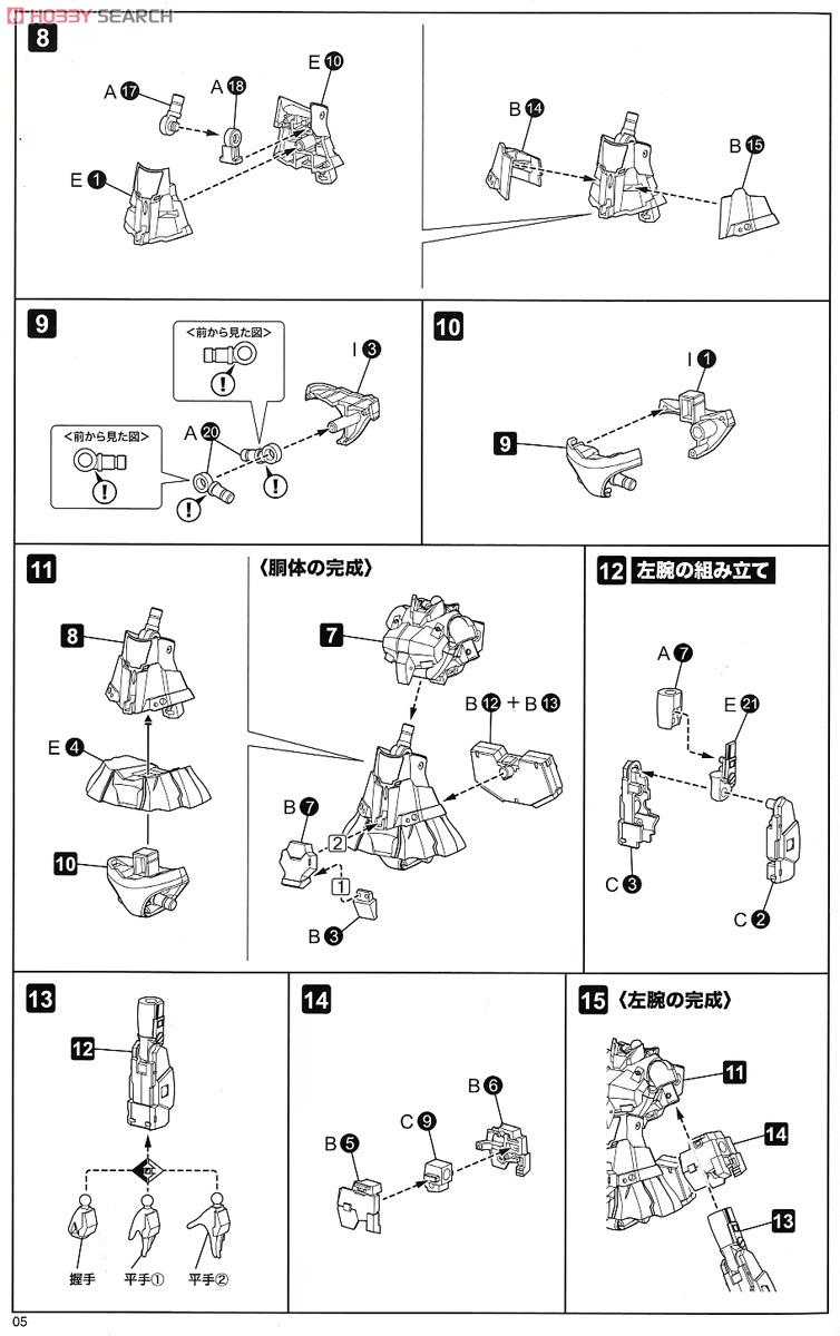 Frame Arms Girl Gorai (Plastic model) Assembly guide2