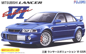 三菱ランサーエボリューションVI GSR 窓枠マスキングシール付 (プラモデル)