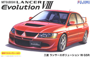 三菱ランサーエボリューションVIII GSR 窓枠マスキングシール付 (プラモデル)