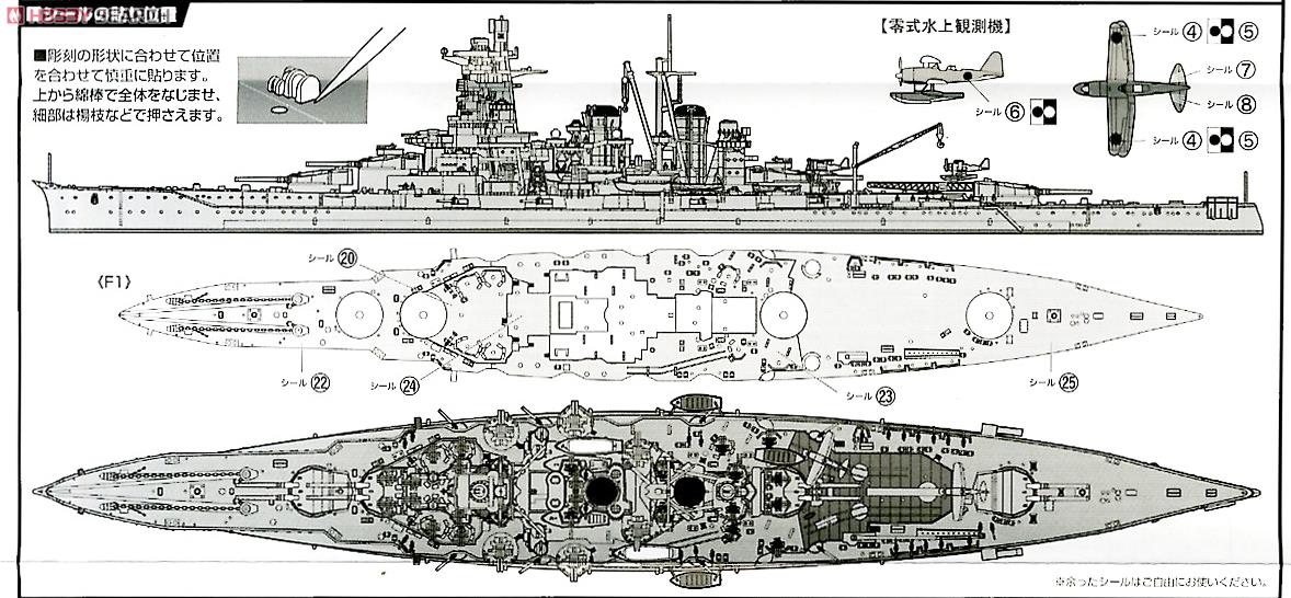 日本海軍高速戦艦 金剛 (プラモデル) 塗装1