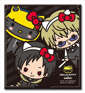 HELLO KITTY x DRRR!! Compact Mirror M Izaya, Shizuo and Celty (Anime Toy)