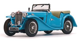 MG TC Open Clipper Blue (Diecast Car)